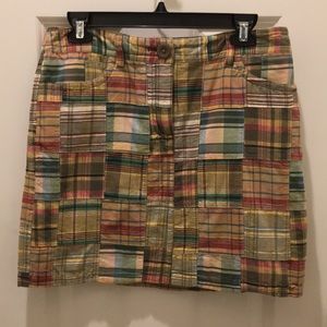 Ann Taylor Loft Madras Skirt